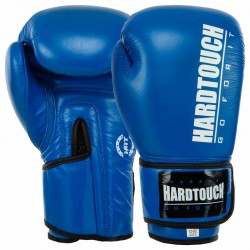 Боксерські рукавиці шкіряні Hard Touch 14 унції, синій, код: BO-7714_14BL
