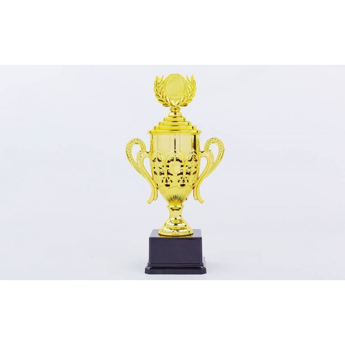 Кубок спортивний з ручками, кришкою і місцем під жетон PlayGame Flash 30 см, код: C-866B
