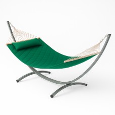 Стійка для гамака + Двомісний гамак з планками WCG Soft XXL 2000x1400 мм, смарагдовий, код: WCGR-H05-5-IF