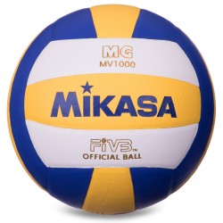 М"яч волейбольний Mikasa №5 PU клеєний, код: MV-1000-S52
