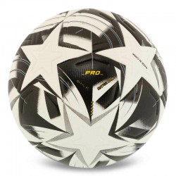 М"яч футбольний PlayGame №5 PU, чорний-білий, код: FB-4993_BK