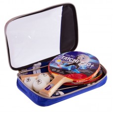 Набір для настільного тенісу Giant Dragon Taichi P40+3 2 ракетки 3 м"яча сітка чохол, код: MT-6506-S52 Набір для настільного тенісу Giant Dragon Taichi P40+3 2 ракетки 3 м"яча сітка чохол, код: MT-6506-S52