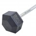 Штанга фіксована Zelart Rubber Hexagon Barbell вигнута гумова довжина-95см 30кг, код: TA-6231-30-S52