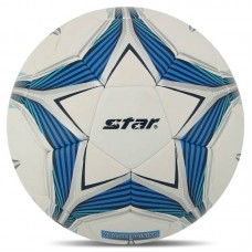 М"яч футбольний Star Youth Training 5 PU, білий-синій, код: SB725C-S52