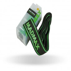 Бинти на коліна MadMax MFA-299 Non slide & slip knee wraps 2.0m Black/Green, код: MFA-299-U