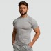 Футболка чоловіча GymBeam TRN Fitted Gray XL, сірий, код: 8586024627536