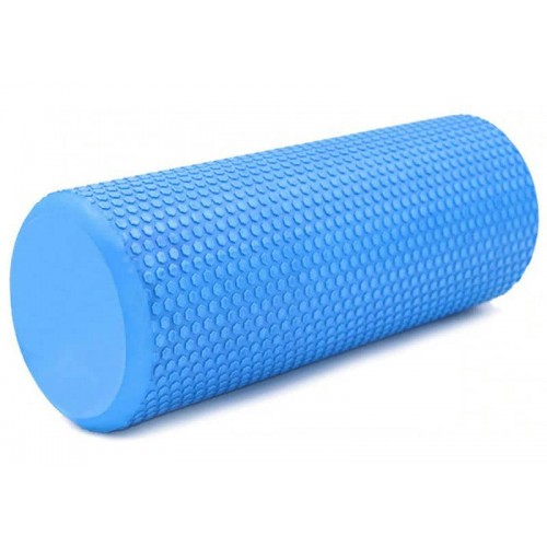 Масажний ролик EasyFit Foam Roller 30 см синій, код: EF-2024-Bl