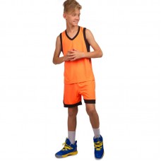 Форма баскетбольна дитяча PlayGame Lingo M (ріст 165), помаранчевий-чорний, код: LD-8017T_MORBK-S52
