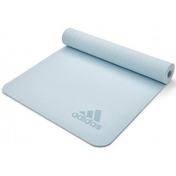 Килимок для йоги Adidas Premium Yoga Mat 1760х610х5 мм, світло-блакитний, код: 885652020237