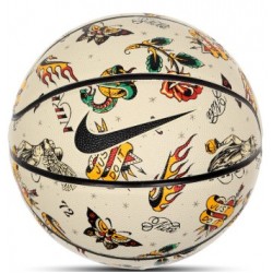 М"яч баскетбольний Nike Basketball 8P PRM Energy Deflated №7, бежевий-чорний, код: 887791810564