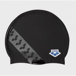 Шапка для плавання Arena Team Stripe Cap чорний, код: 3468336661857