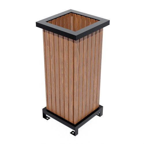 Смітник дерев"яний Miros 430х430х970 мм, код: DIO922.2 Смітник дерев"яний Miros 430х430х970 мм, код: DIO922.2