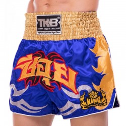 Шорти для тайського боксу та кікбоксингу Top King L, синій, код: TKTBS-049_LBL