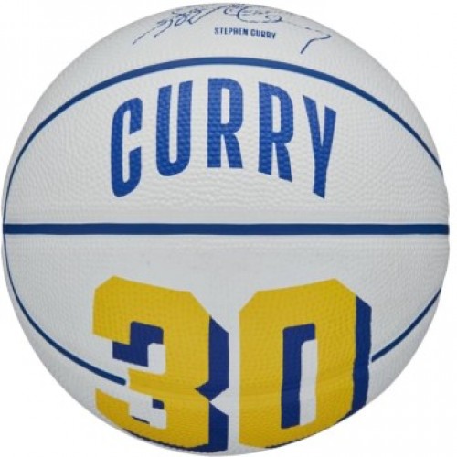 М"яч баскетбольний Wilson NBA Player Icon Mini BSKT Curry №3 білий-синій, код: 097512602297