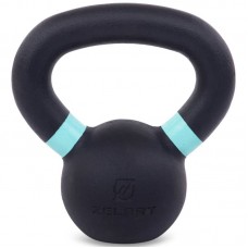 Гіря чавунна фарбована Zelart 4 кг, чорна, код: TA-3638-4-S52