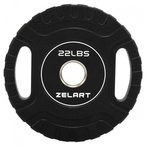 Блини диски CPU покриття 2 Handle металева втулка Zelart ø51мм, 10кг ,чорний, код: TA-3438-10