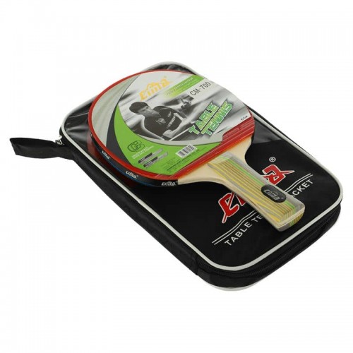 Набір для настільного тенісу Cima 2 ракетки 3 м'ячі чохол, код: CM-700-S52 Набір для настільного тенісу Cima 2 ракетки 3 м'ячі чохол, код: CM-700-S52