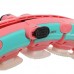 Обруч розумний масажний не розбірний Zelart Smart Weighted Hulа бірюзовий-рожевий, код: FI-9659-S52