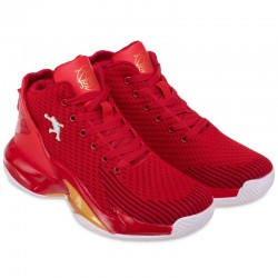 Кросівки для баскетболу Jdan розмір 39 (24,5см), червоний-жовтий, код: OB-938-3_39RY