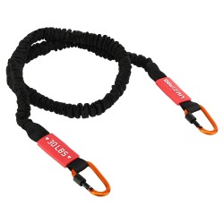 Еспандер трубчастий із карабіном у захисному рукаві LiveUp Resistance Tube Small навантаження низьке, код: LP8401-S