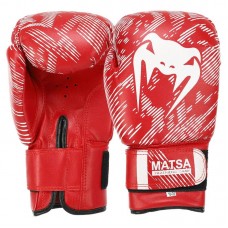 Рукавички боксерські Matsa Юніор 12 унції, червоний, код: MA-0033_12R