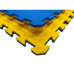 Мат-татамі ластівчин хвіст Lanor XPE 1000х1000х20мм, жовто-синій, код: 1788762066-E