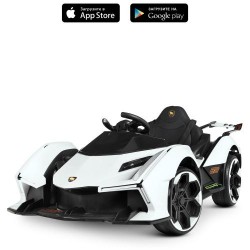 Дитячий електромобіль Bambi Lamborghini M 4865EBLR-1 білий, код: 6903317499922