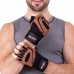 Рукавички для важкої атлетики Zelart L коричневий, код: SB-161074_LB