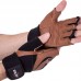 Рукавички для важкої атлетики Zelart L коричневий, код: SB-161074_LB