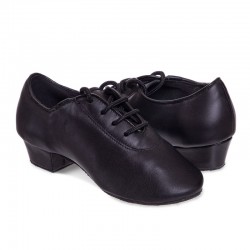 Взуття для бальних танців чоловіче Zelart латина, розмір 30 (17см), чорний, код: DN-2750_30BK