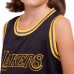 Форма баскетбольна підліткова NB-Sport NBA Lakers 23 2XL, чорний-жовтий, код: BA-0928_2XLBKY