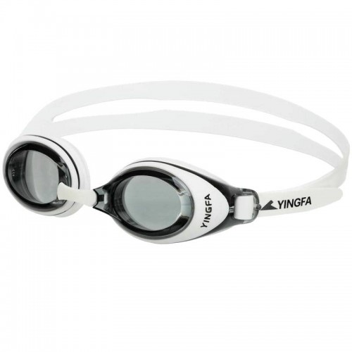 Окуляри для плавання дорослі Yingfa чорний-білий, код: Y6600AF_BKW