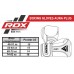Боксерські рукавиці RDX Aura Plus T-17 14 унцій, чорний-золотий, код: BGR-T17BGL-14OZ+