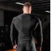 Компресійна футболка GymBeam Clothing XL, чорний-червоний, код: 12215-GB