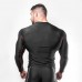 Компресійна футболка GymBeam Clothing XL, чорний-червоний, код: 12215-GB