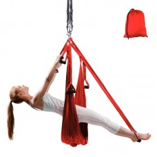 Антигравітаційний йога-гамак Insportline Hemmok червоний, код: 12699-2-IN