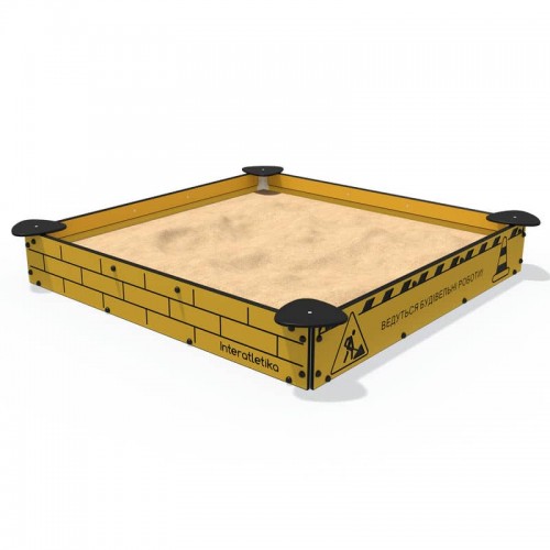 Пісочниця InterAtletika Будмайданчик 2237х2237х327 мм, код: LK311-SM Пісочниця InterAtletika Будмайданчик 2237х2237х327 мм, код: LK311-SM