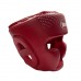 Шолом боксерський закритий Hard Touch PU, розмір L, червоний, код: 00476-SNS