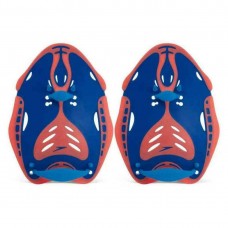 Лопатки для плавання Speedo Biofuse Power Paddle AU L, блакитний-помаранчевий, код: 5053744633039