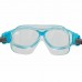 Окуляри-маска для плавання юніорські MadWave Flame Mask Junior блакитний, код: M046103_N