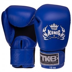 Рукавички боксерські Top King Ultimate Air шкіряні 12 унцій, синій, код: TKBGAV_12BL-S52
