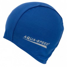 Шапка для плавання Aqua Speed Polyester Cap синій, код: 5908217664549
