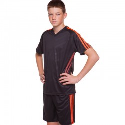 Футбольна форма підліткова PlayGame Glow розмір 26, ріст 130, чорний, код: CO-703B_26BK