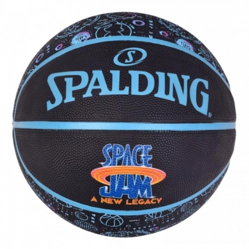 М"яч баскетбольний Spalding Space Jam Tune Squad R №7, чорний, код: 689344412634