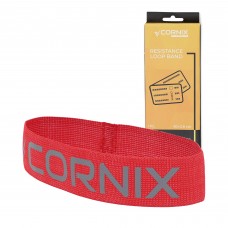 Резинка для фітнесу та спорту із тканини Cornix Loop Band 5-7 кг, червоний, код: XR-0137
