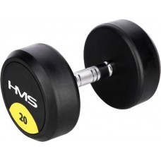 Гантель прогумована HMS HG Pro 1х20 кг, код: M-6421375-IN