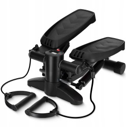 Степпер (міні-степпер) 4Fizjo Evo з еспандерами Black, код: P-5905973403863