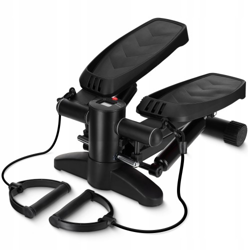 Степпер (міні-степпер) 4Fizjo Evo з еспандерами Black, код: P-5905973403863