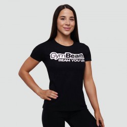 Футболка жіноча GymBeam Clothing Beam XS, чорний, код: 221731-GB
