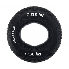 Еспандер кистьовий силіконовий PowerPlay Hand Grip Loops Hard 31.5-36 кг, чорний, код: PP_4330_Black_(31.5-36kg)